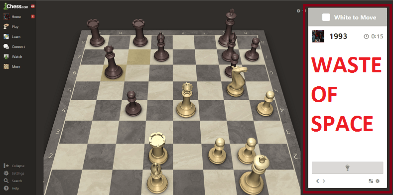 chess board layout